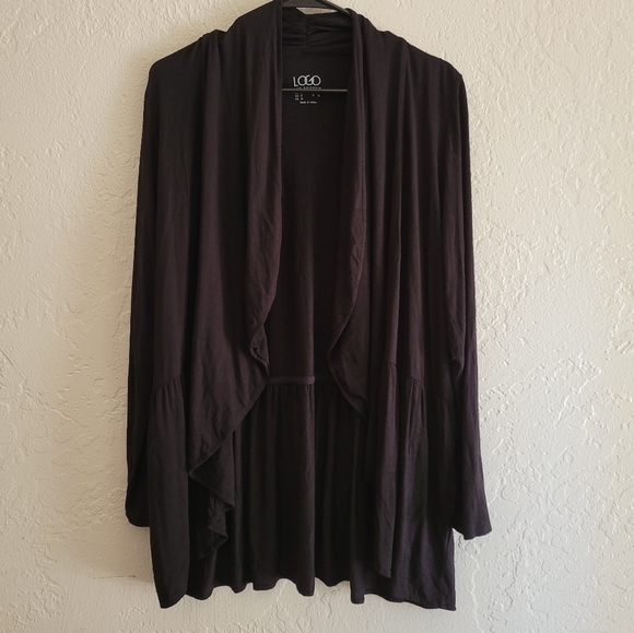 LOGO by Lori Goldstein Cardi Size Small - Picture 1 of 4